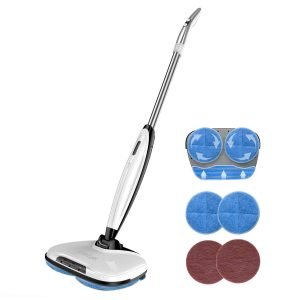 Comfyer Swift Cordless Electric Spin Mop Sweeper for Wood Floors