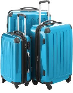 HAUPTSTADTKOFFER Luggages Sets Glossy Suitcase Sets Hardside Spinner Trolley Expandable