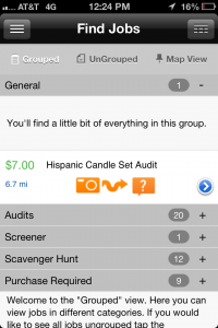 Field Agent Menu