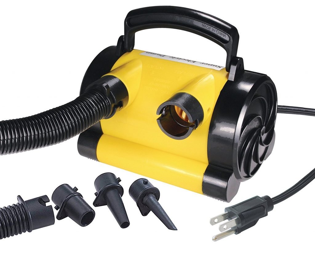 battery operated pump for inflatable air mattress