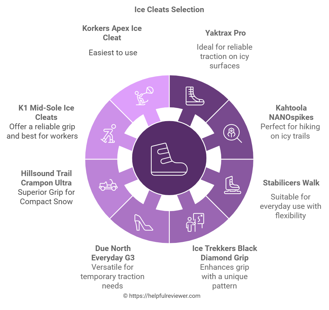 Best Ice Cleats for Winter Traction selection