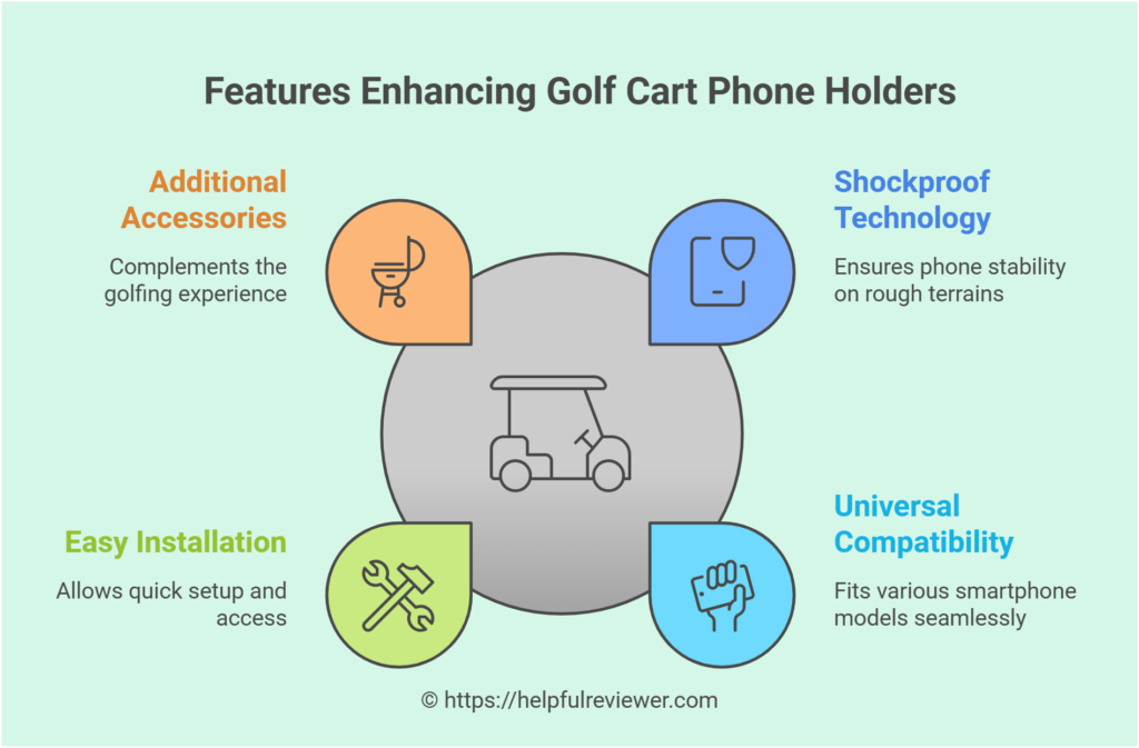 Features Enhancing Golf Cart Phone Holders