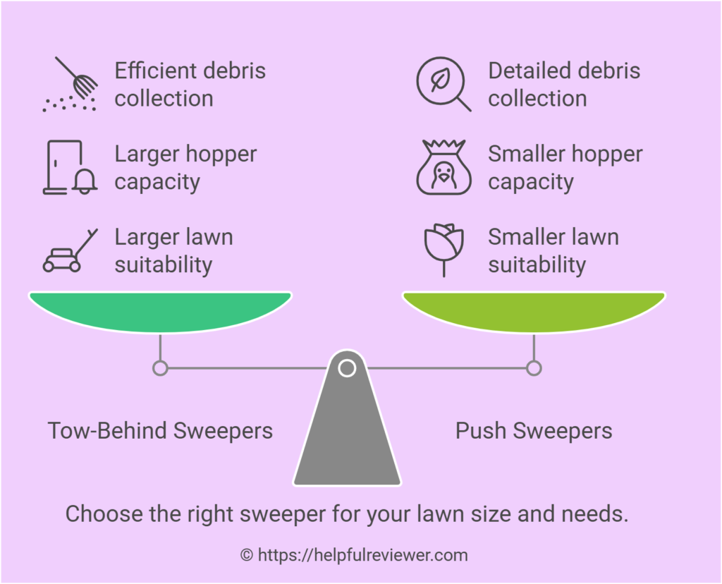 How to choose the right sweeper for your lawn size and needs